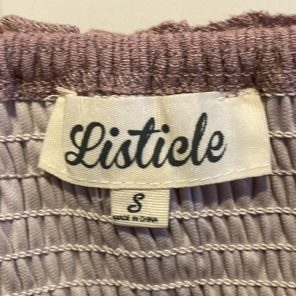 Small Listicle top - Picture 3 of 3